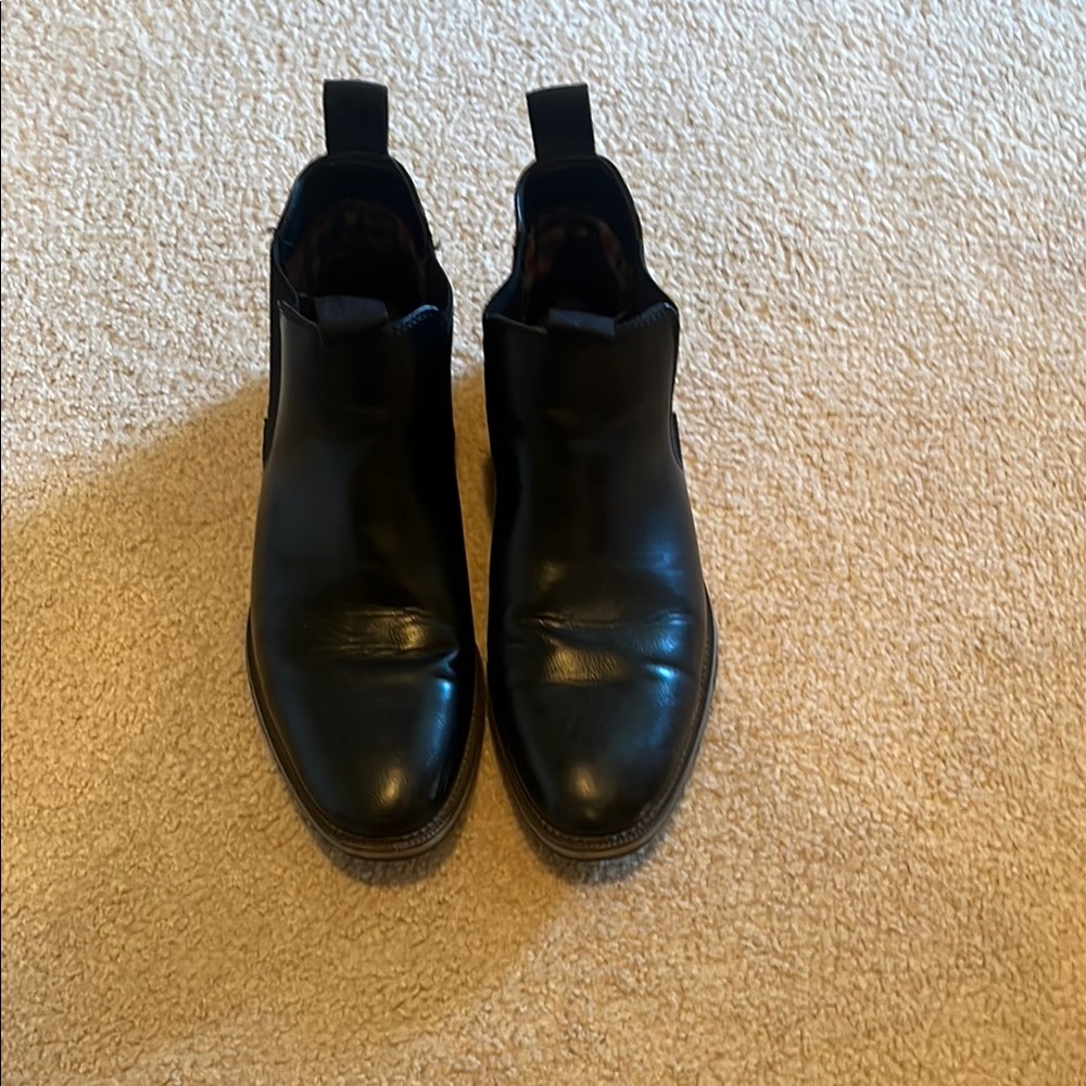 Steve Madden Black Leather Boots Classic Style